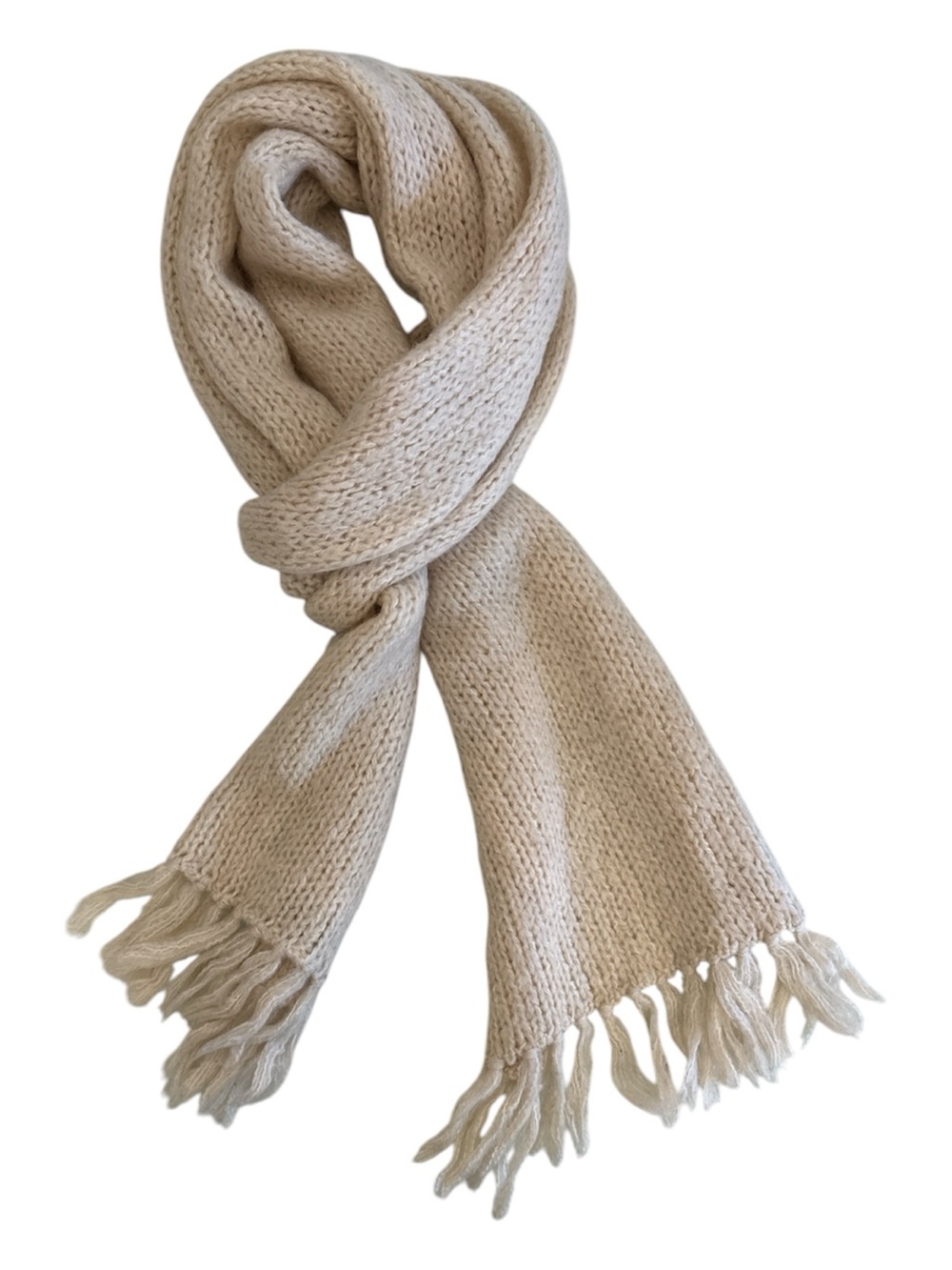 Scotch & Soda | Ivory Mohair Wool-Blend Scarf